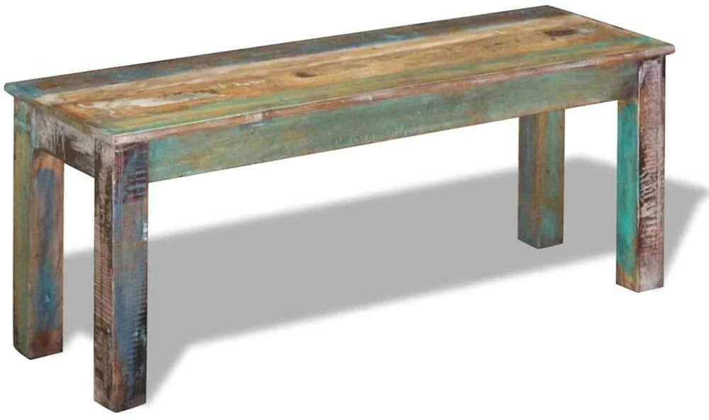 Suoliukas, perdirbtos medienos masyvas, 110x35x45 cm