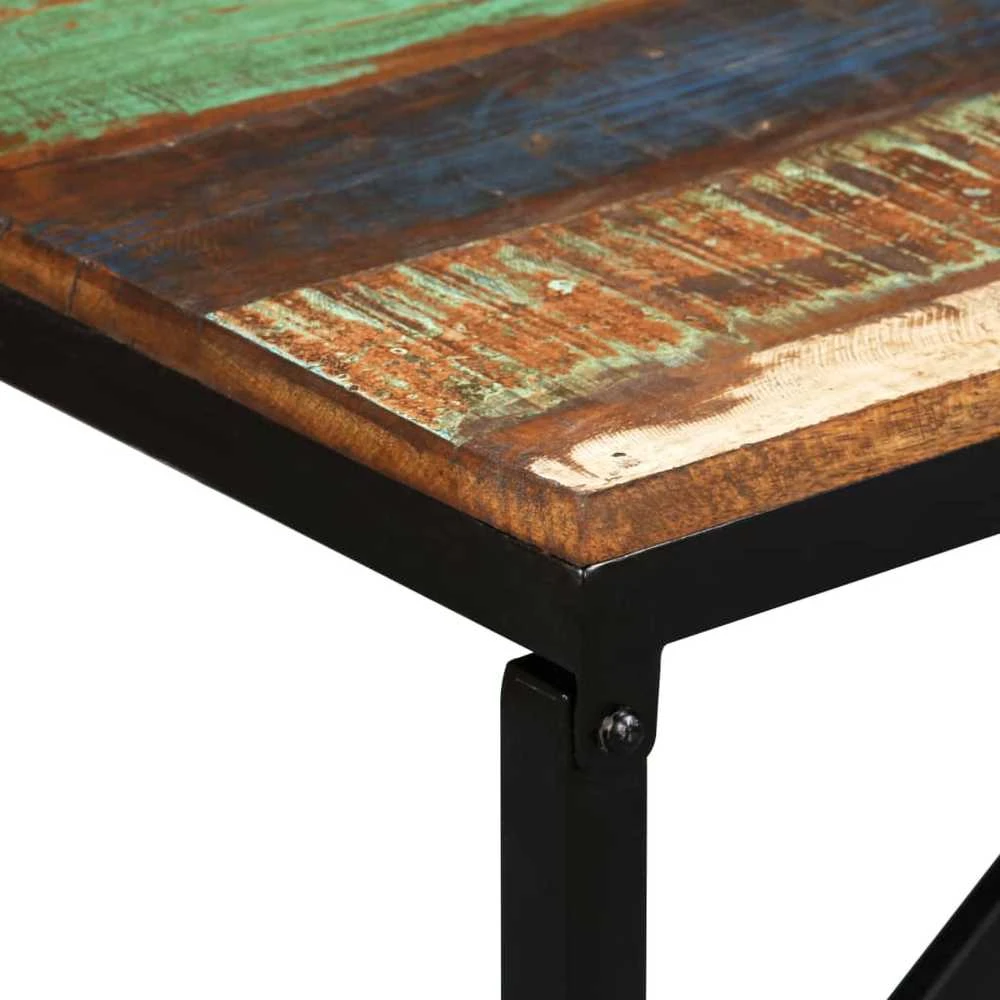 Suoliukas, perdirbtos medienos masyvas, 110x35x45cm