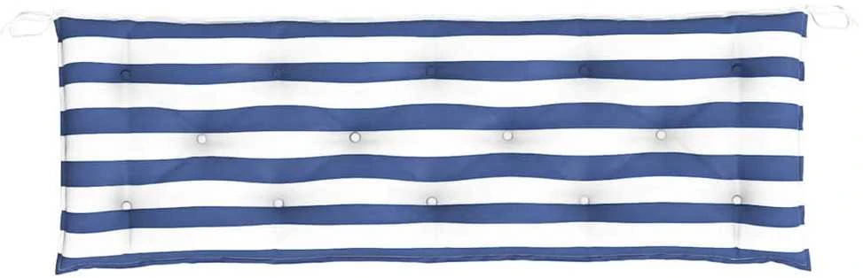 Suoliuko pagalvėlės, 2vnt., mėlynos/baltos, 150x50x7cm, audinys