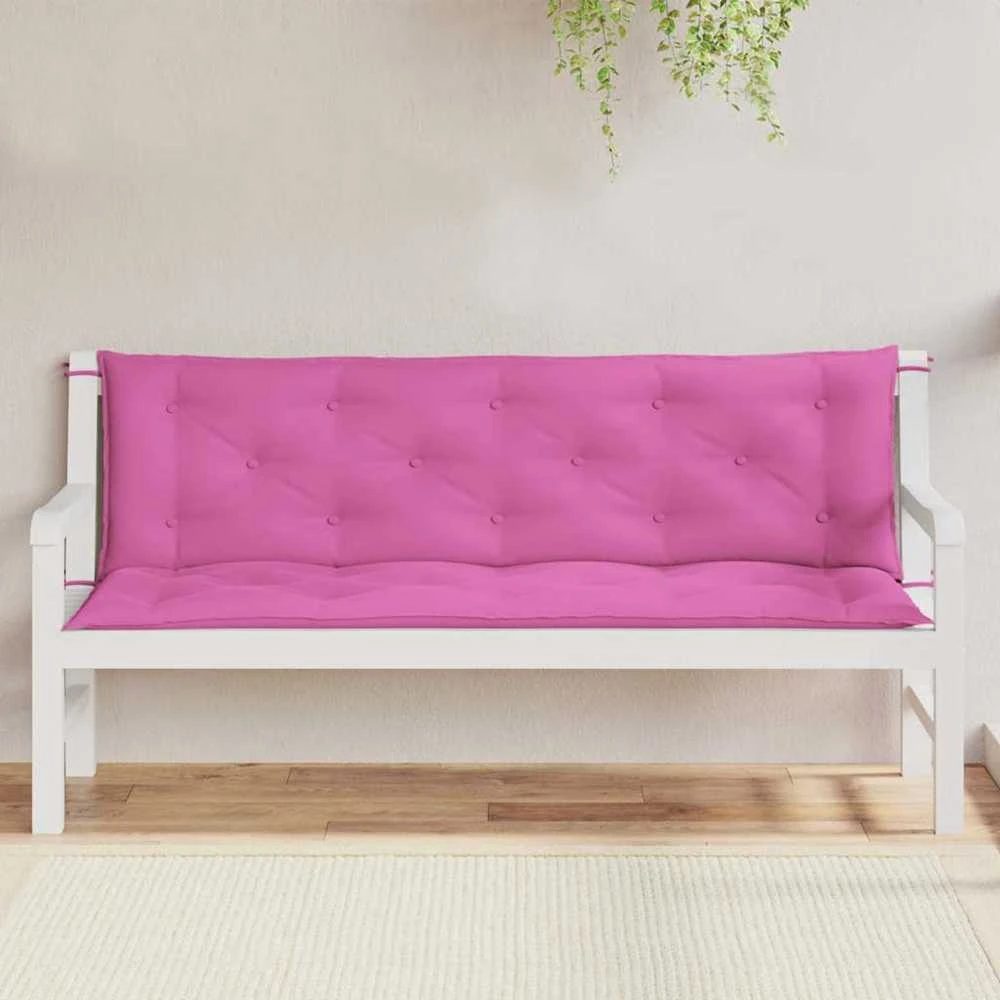 Suoliuko pagalvėlės, 2vnt., rožinės, 150x50x7cm, audinys