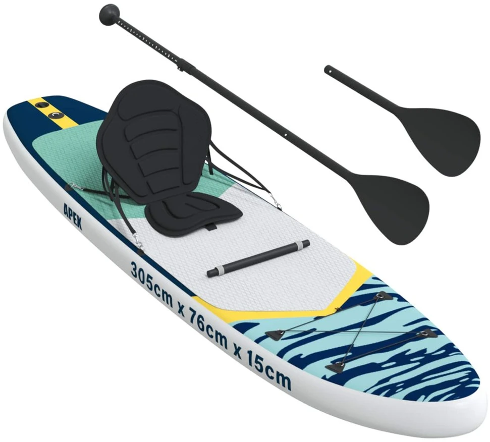 SUP lenta su sėdyne 2-in-1 APEX 305 x 76 x 15 cm Mėlyna