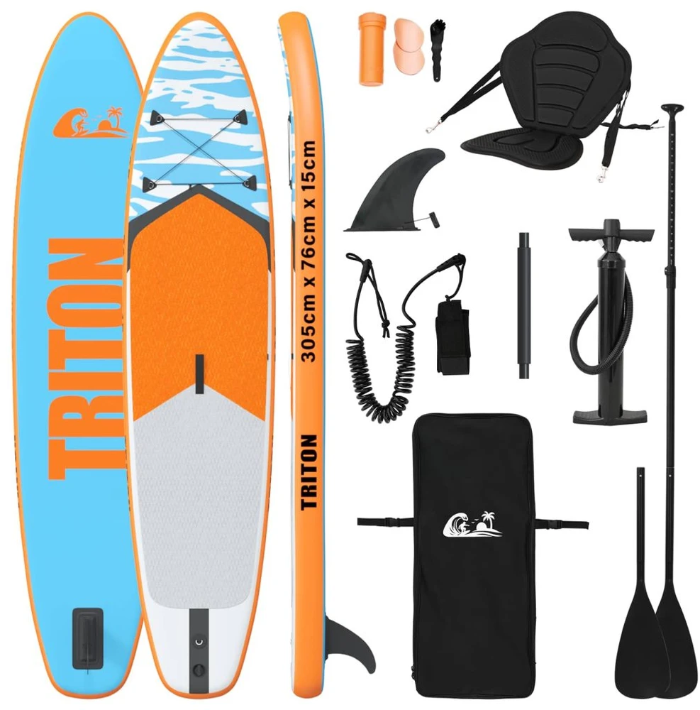 SUP lenta su sėdyne 2-in-1 TRITON 305 x 76 x 15 cm Mėlyna