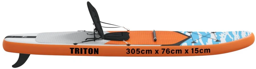 SUP lenta su sėdyne 2-in-1 TRITON 305 x 76 x 15 cm Mėlyna
