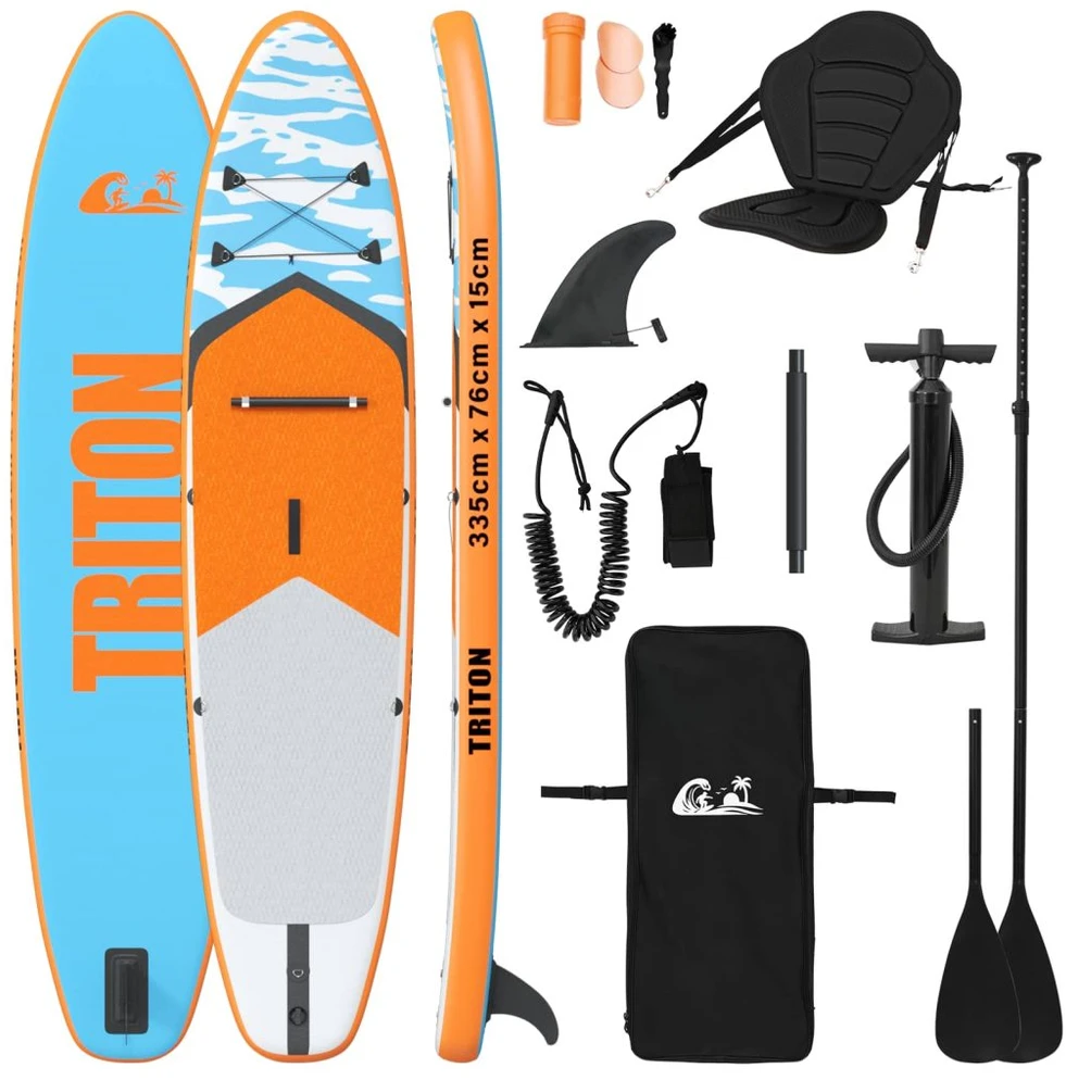 SUP lenta su sėdyne 2-in-1 TRITON 335 x 76 x 15 cm Mėlyna