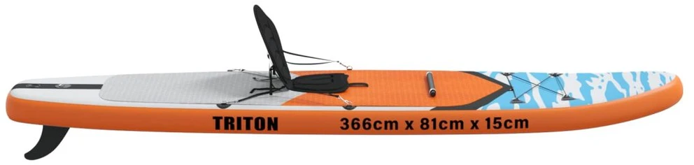 SUP lenta su sėdyne 2-in-1 TRITON 366 x 81 x 15 cm Mėlyna