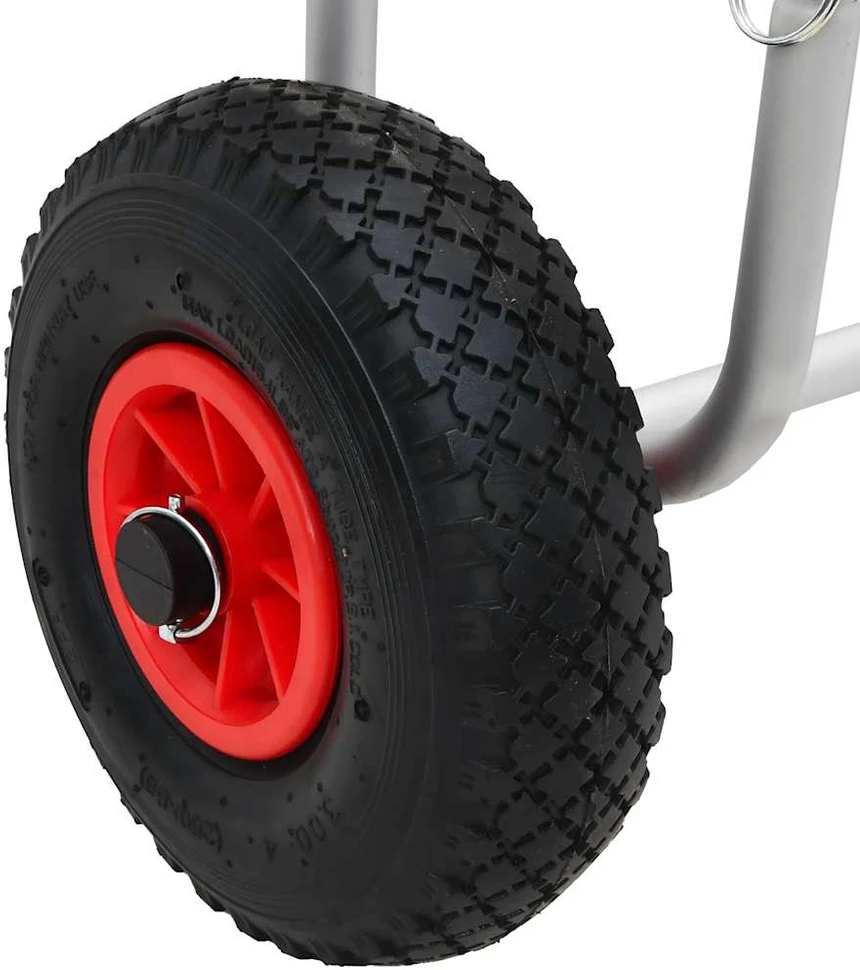 Baidarės vežimėlis 2 lentoms, aliuminis, 90kg
