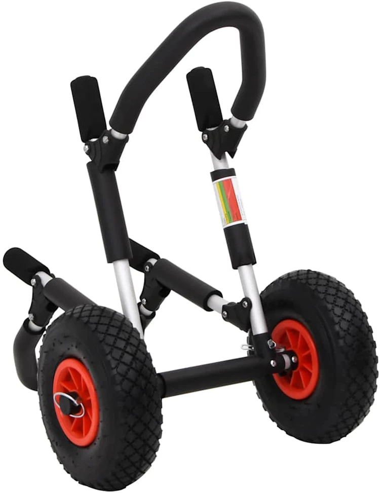 Baidarės vežimėlis, aliuminis, sulankstomas, 45kg