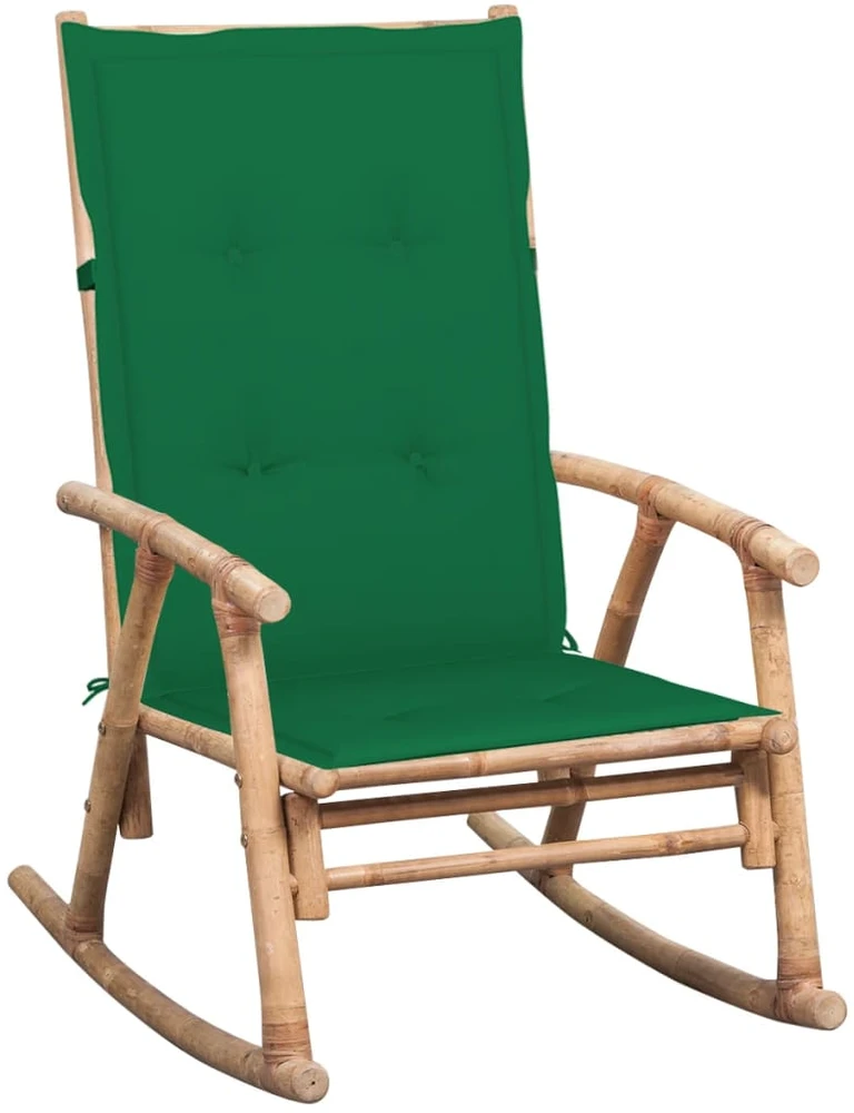 Supama kėdė su pagalvėle, bambukas (41894+43185)