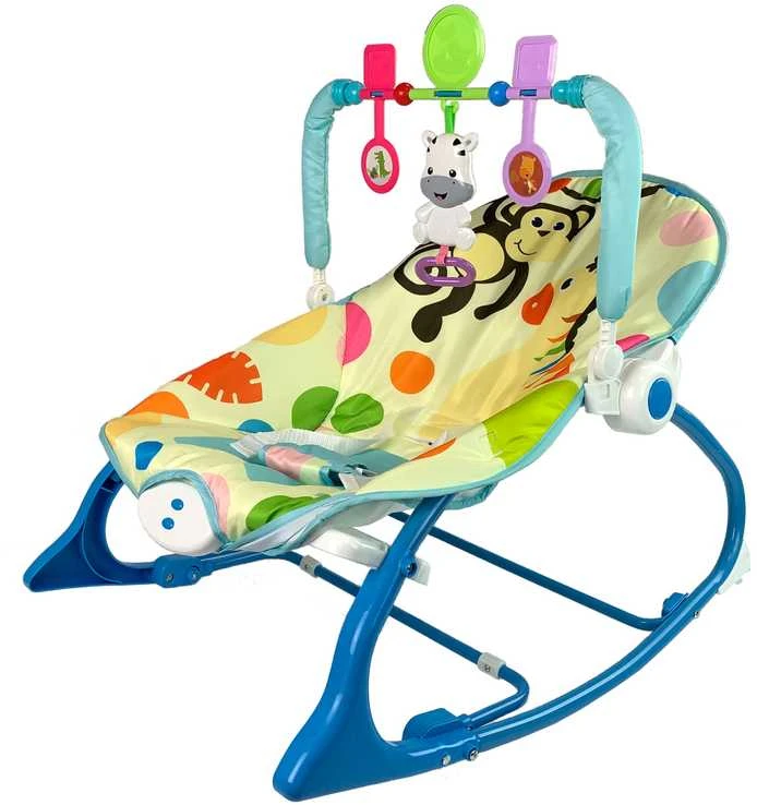 Lean Toys 2-in-1 sūpuoklės-kėdutė su zebru