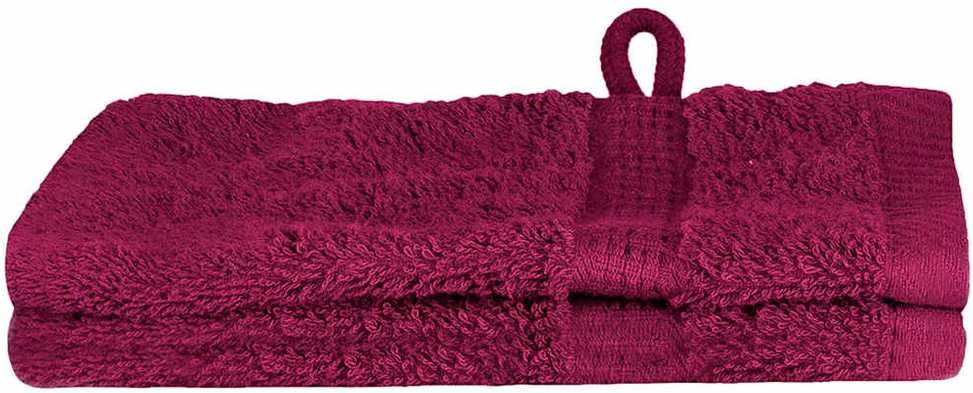 Svečių Rankšluostis SOLUND 2 pcs Vyšninė 15 x 21 cm 550 gsm