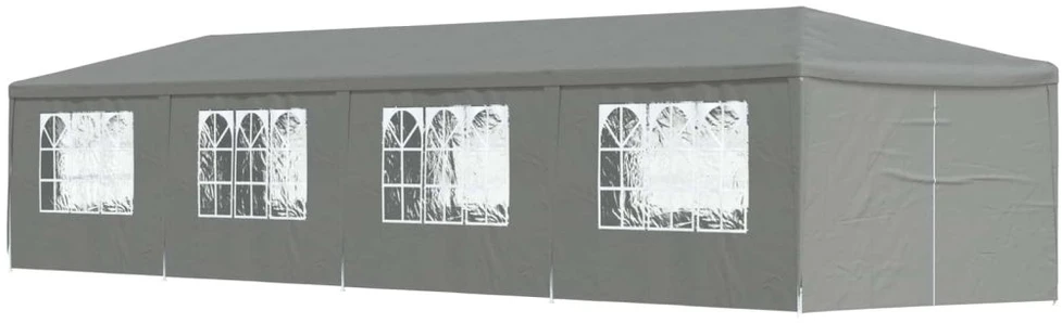 Šventės palapinė 1200 x 300 x 255 cm Šviesiai pilka