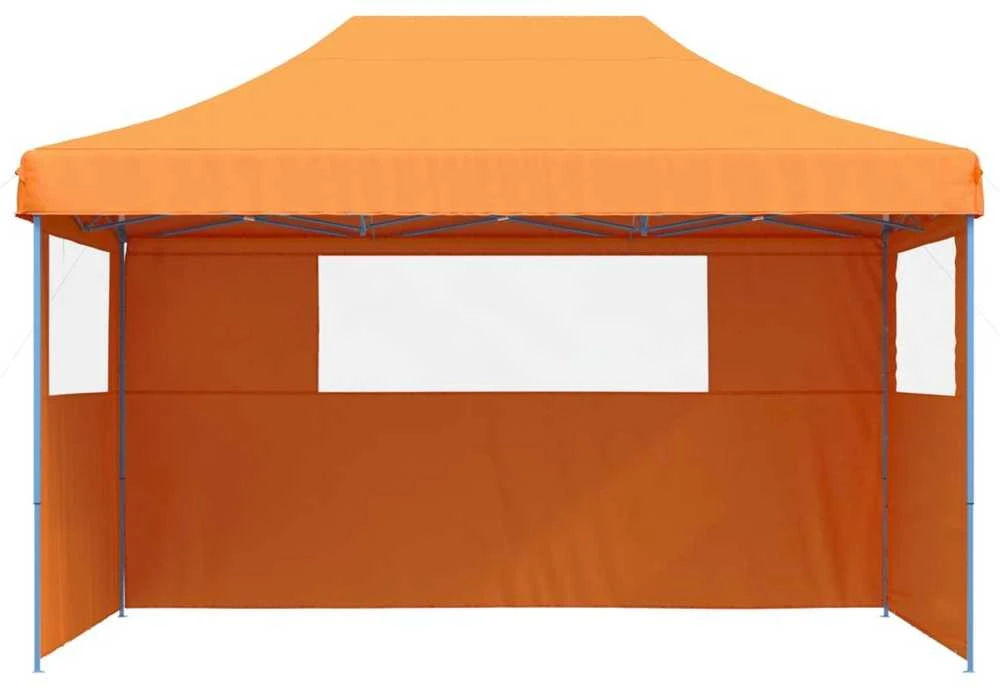 Šventės palapinė 292 x 440 x 315 cm Oranžinė Oksfordo audinys