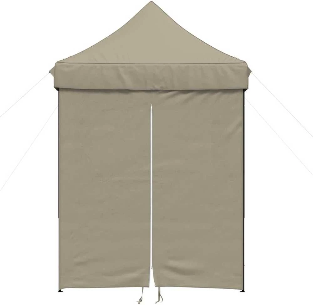 Šventės palapinė 200 x 200 x 306 cm Taupe Oksfordo audinys