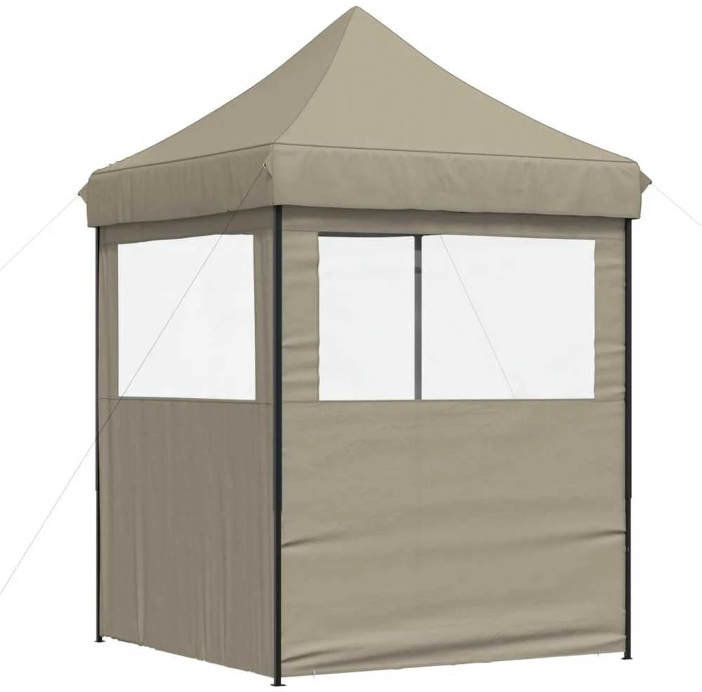 Šventės palapinė 200 x 200 x 306 cm Taupe Oksfordo audinys
