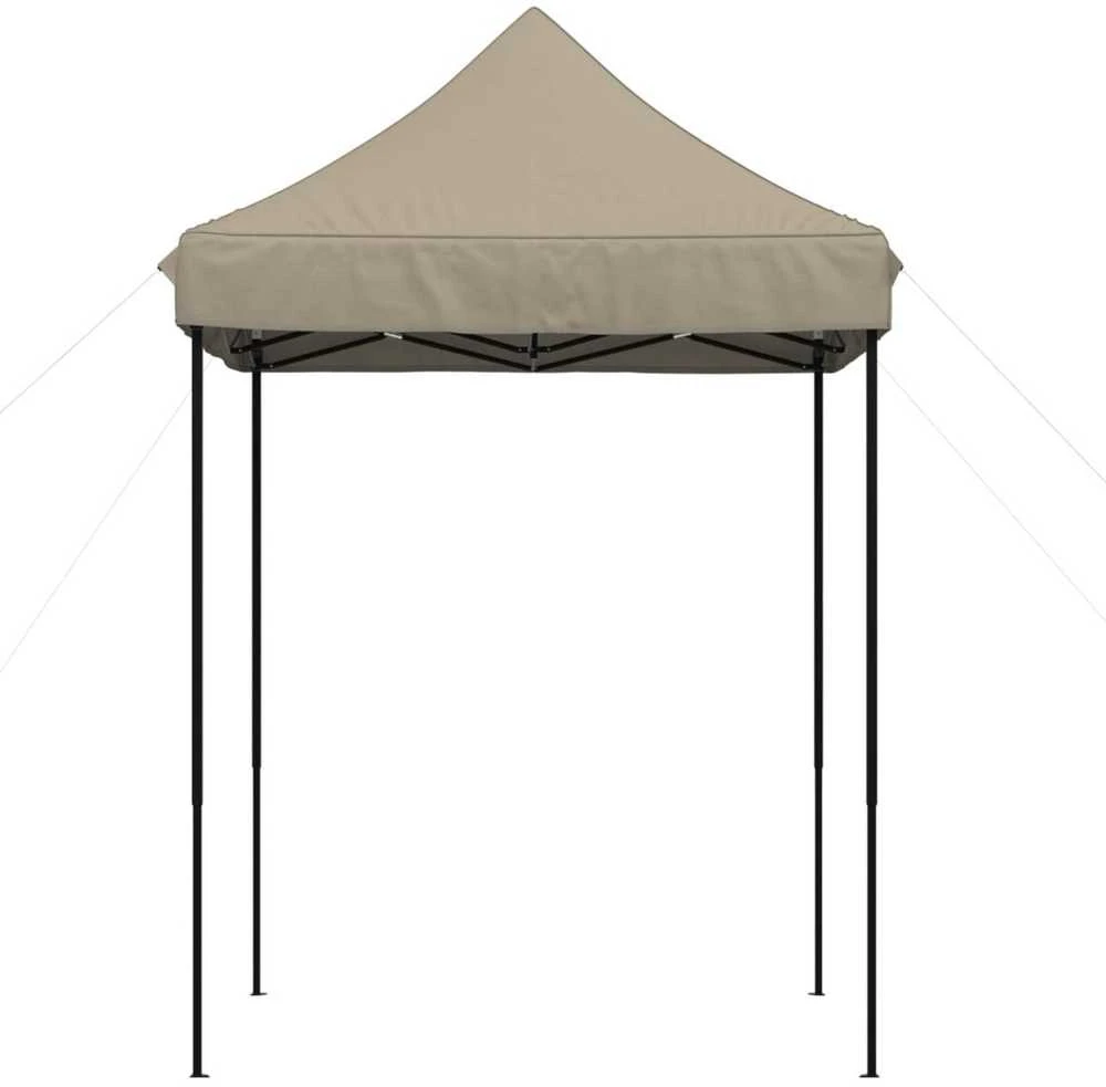 Šventės palapinė 200 x 200 x 306 cm Taupe Oksfordo audinys