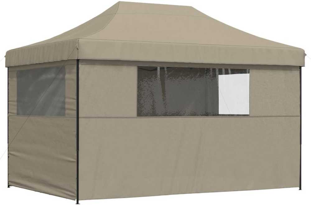 Šventės palapinė 279 x 410 x 315 cm Taupe Oksfordo audinys
