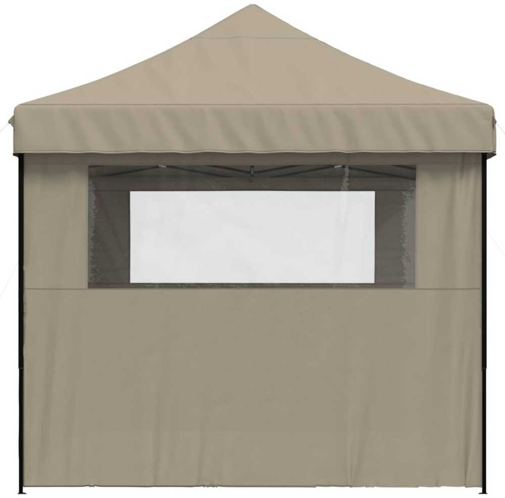 Šventės palapinė 279 x 410 x 315 cm Taupe Oksfordo audinys