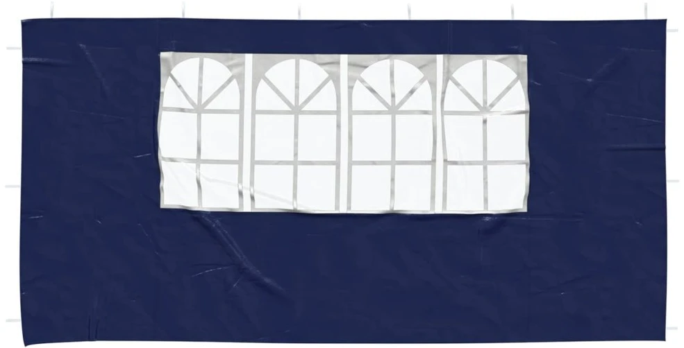 Šventinės palapinės šoninė siena 2 vnt. 400 x 195 cm Mėlyna