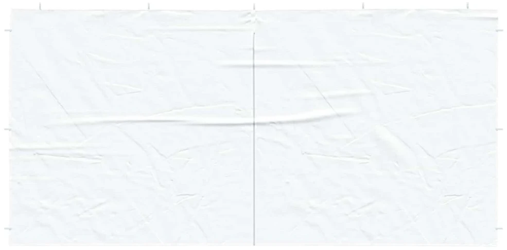 Šventinės palapinės šoninė siena 2 vnt. 400 x 195 cm Balta