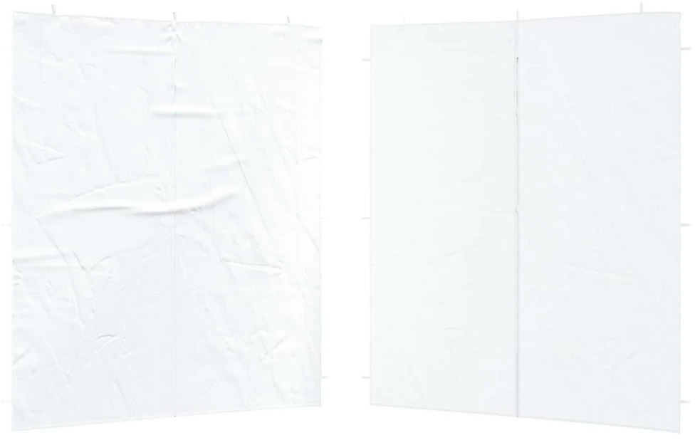 Šventinės palapinės šoninė siena 2 vnt. 200 x 195 cm Balta