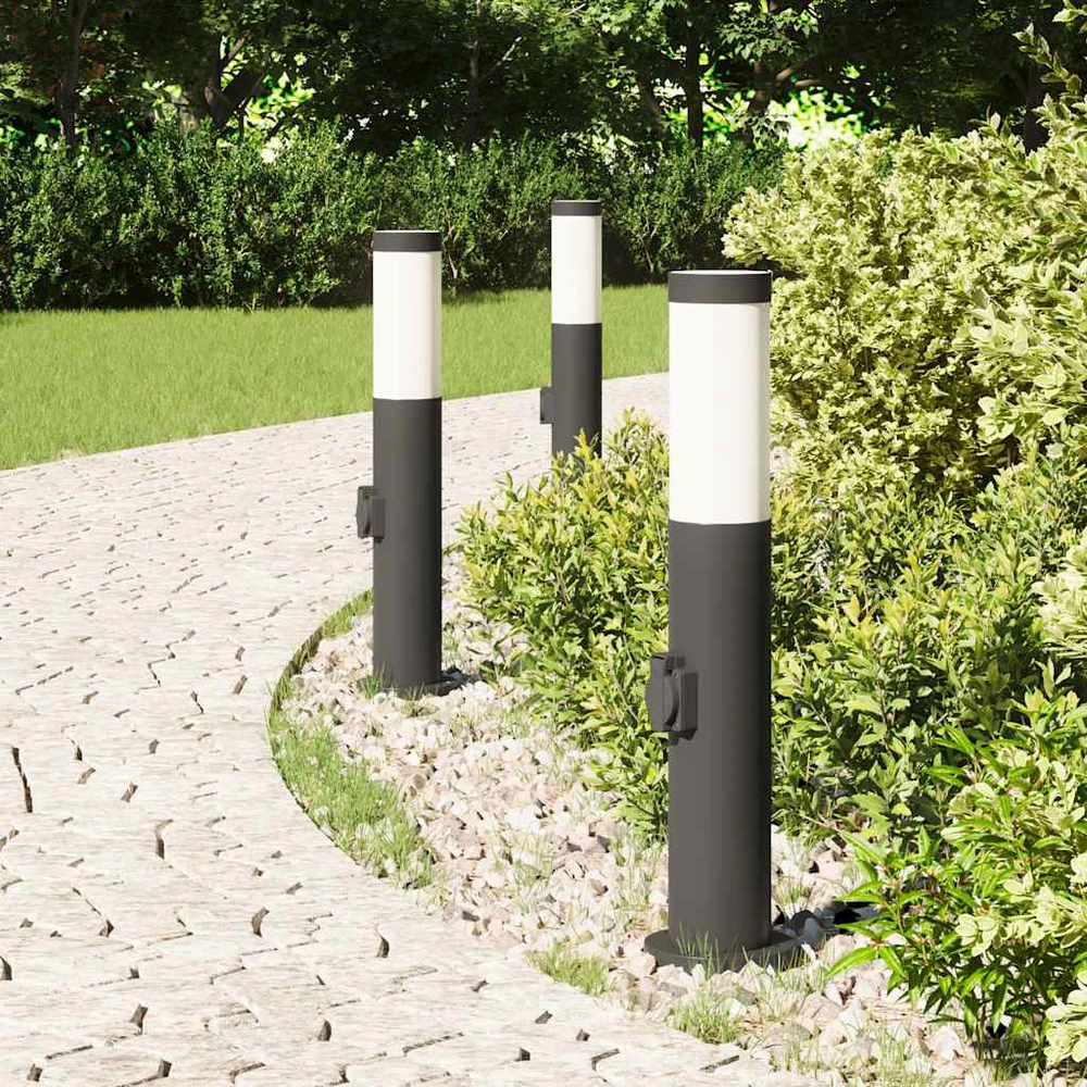 Pakabinamas šviestuvas Šviestuvai su išleidimo anga, 3 vnt., 50 cm, nerūdijantis plienas, IP44