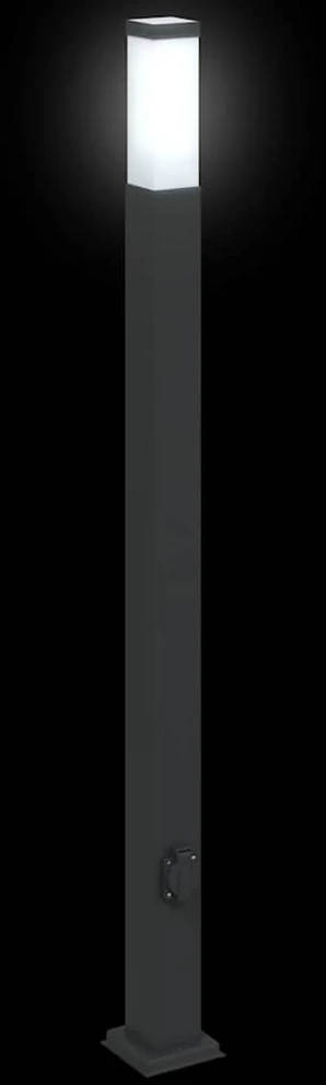 Pakabinamas šviestuvas Šviestuvas su stulpeliu, 110 cm, juodas, IP44