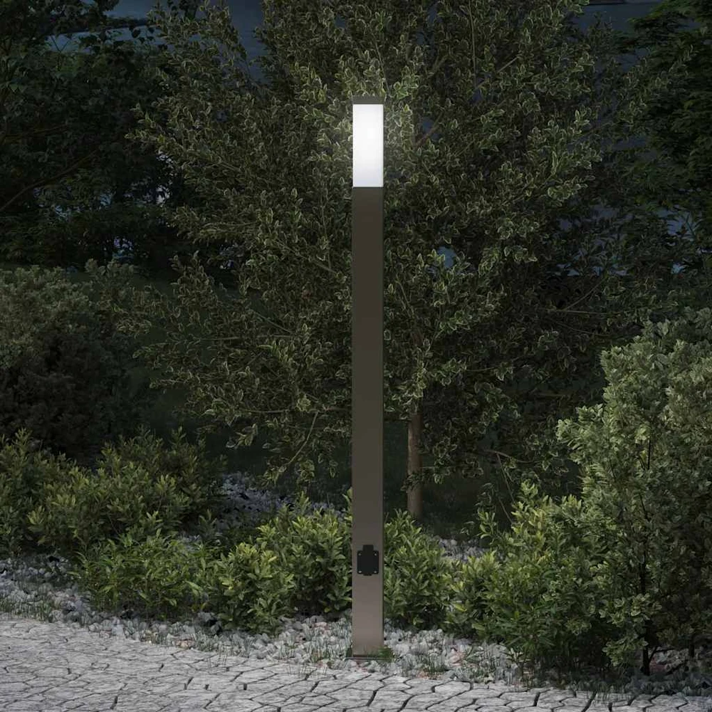 Pakabinamas šviestuvas Šviestuvas su stulpeliu, 110 cm, nerūdijantis plienas, IP44