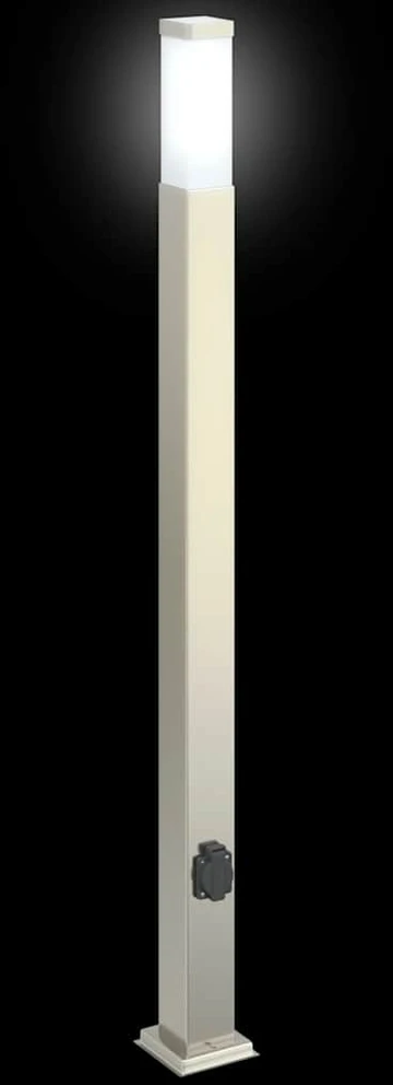 Pakabinamas šviestuvas Šviestuvas su stulpeliu, 110 cm, nerūdijantis plienas, IP44