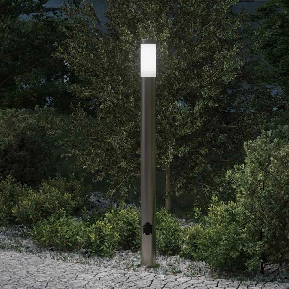 Pakabinamas šviestuvas Šviestuvas su stulpeliu, 110 cm, nerūdijantis plienas, IP44