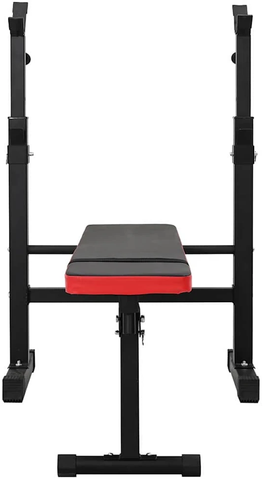 VidaXL Svorio suoliukas Juoda 126.5 x 67 x 111 cm