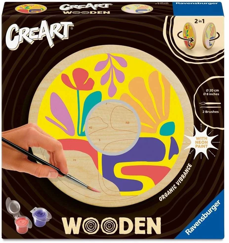 Ravensburger Tapyba pagal numerius CreArt Wooden: Raštai 2