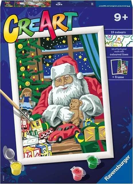 Tapymas pagal skaičius CreArt Santa’s Workshop 20265 Ravensburger