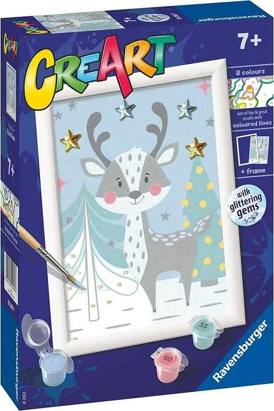 Tapymas pagal skaičius Winter Fawn 20260 Ravensburger