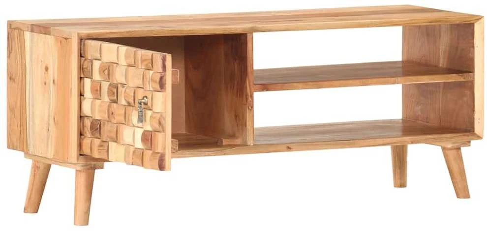 Televizoriaus spintelė, 100x35x40cm, akacijos masyvas