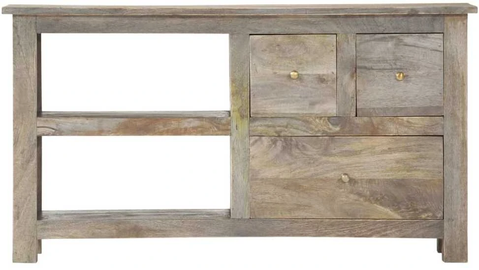 TV staliukas Televizoriaus spintelė, 100x30x55cm, mango medienos masyvas
