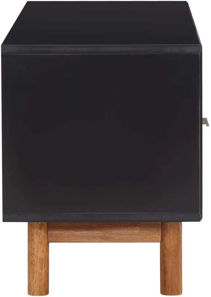 TV staliukas Televizoriaus spintelė, 100x35x45cm, akacijos masyvas ir MDF