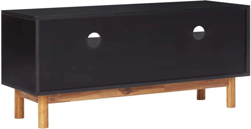 TV staliukas Televizoriaus spintelė, 100x35x45cm, akacijos masyvas ir MDF