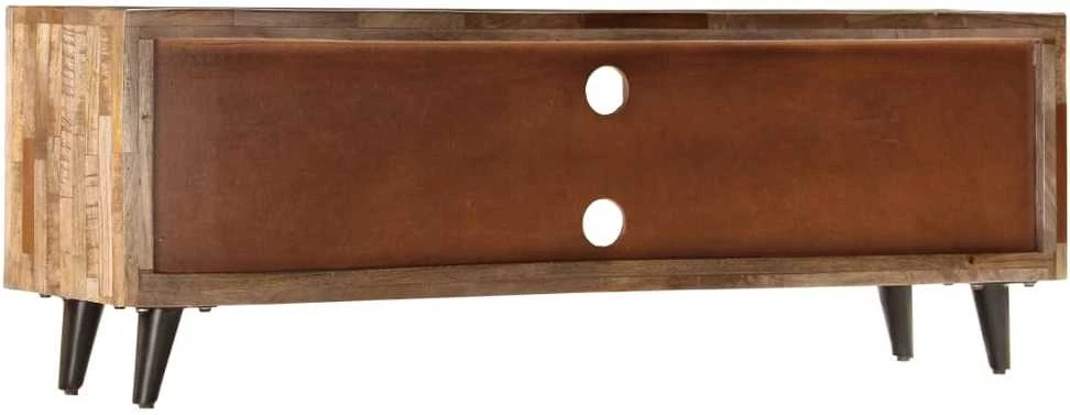 TV staliukas Televizoriaus spintelė, 118x30x40cm, mango medienos masyvas