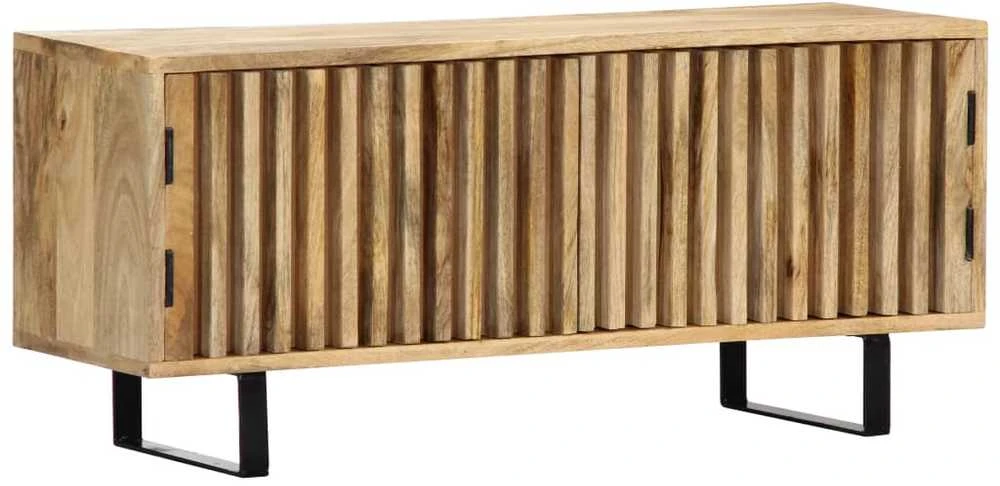TV staliukas Televizoriaus spintelė, 90x30x40cm, mango medienos masyvas