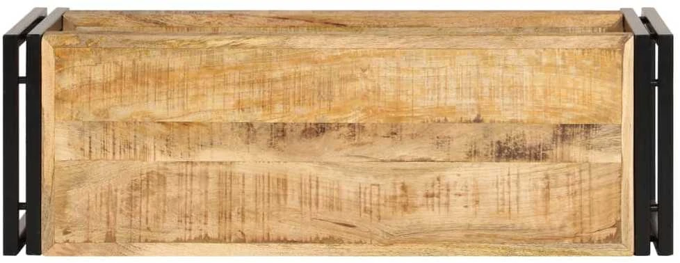 TV staliukas Televizoriaus spintelė, 90x30x40cm, mango medienos masyvas