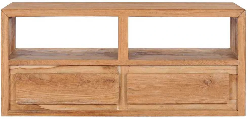 TV staliukas Televizoriaus spintelė, 90x30x40cm, tikmedžio medienos masyvas