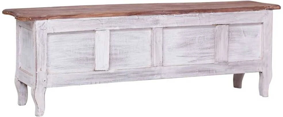 TV staliukas Televizoriaus spintelė, balta, 120x30x40cm, raudonmedis