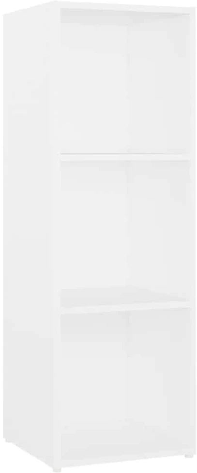 TV staliukas Televizoriaus spintelės, 2vnt., baltos, 107x35x37cm, MDP