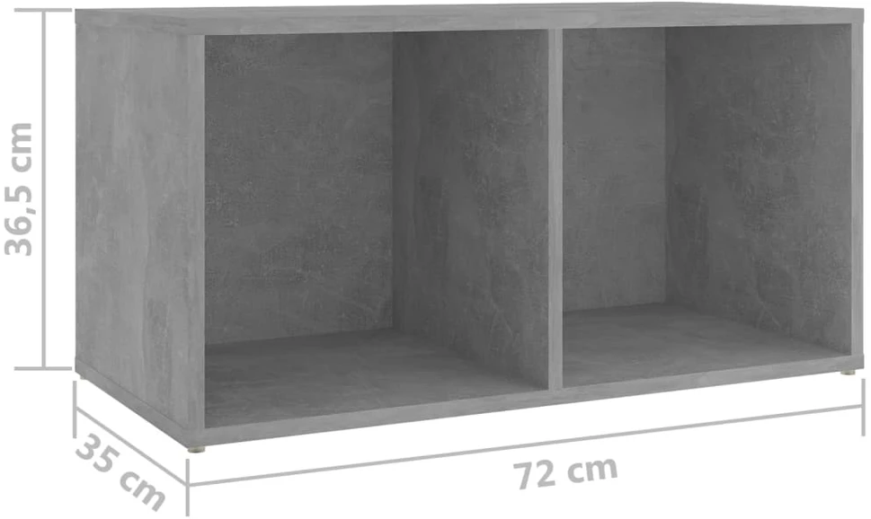 TV staliukas Televizoriaus spintelės, 4vnt., betono, 72x35x36,5cm, mediena