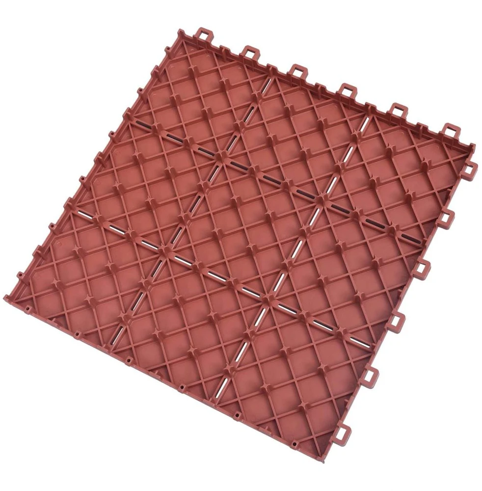 Terasinė Plytelė 10 pcs Raudona 305 x 305 x 22 cm