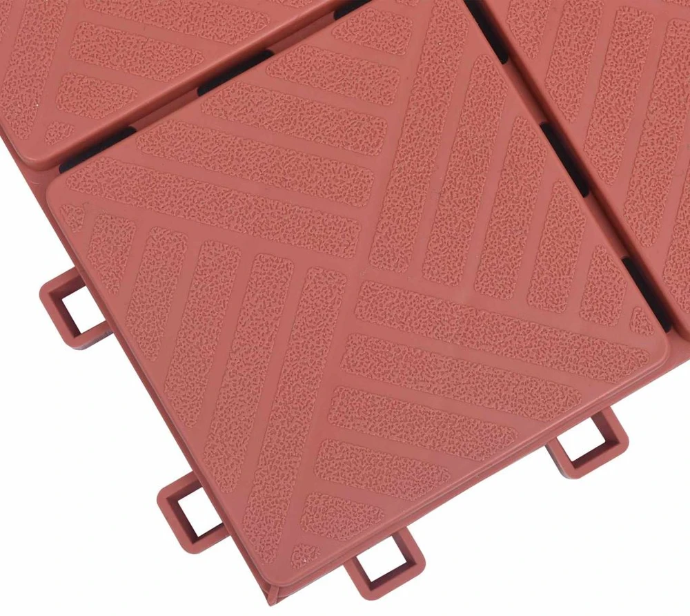 Terasinė Plytelė 10 pcs Raudona 305 x 305 x 22 cm