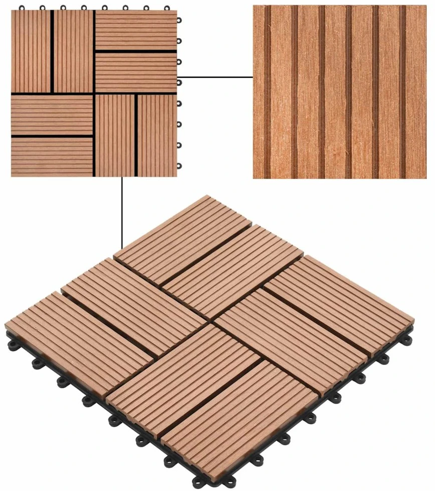 Terasinė Plytelė 11 pcs Ruda 30 x 30 cm MPK