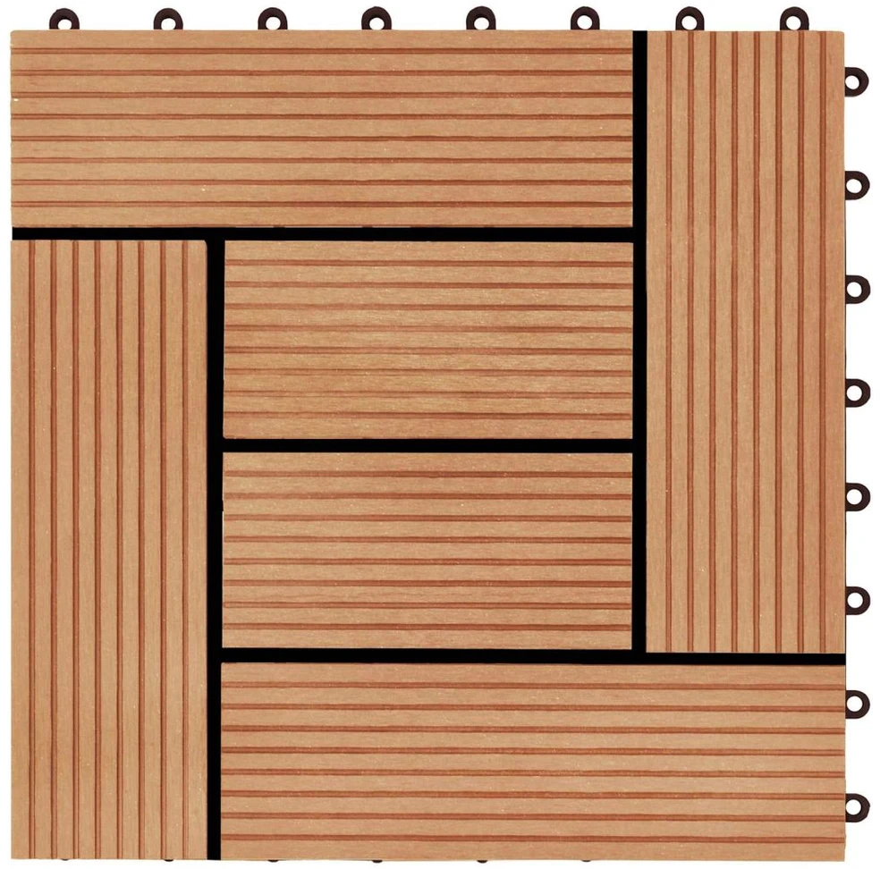 Terasinė Plytelė 11 vnt. Tikmedis 30 x 30 cm WPC