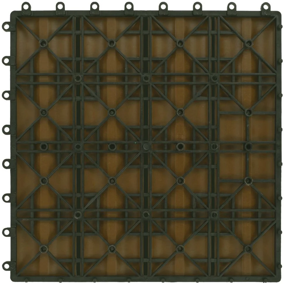 Terasinė Plytelė 3D dizainas 11 pcs Tikmedis 30 x 30 cm MPK