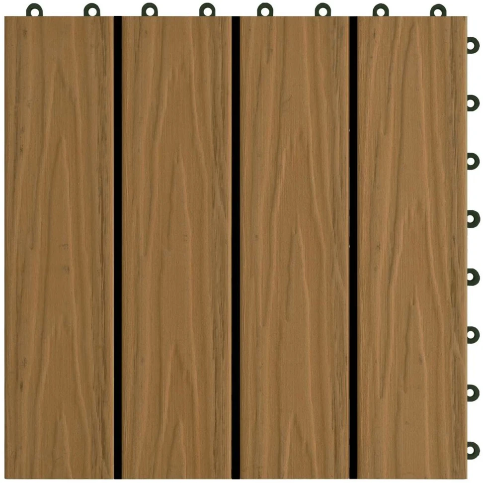 Terasinė Plytelė 3D dizainas 11 pcs Tikmedis 30 x 30 cm MPK